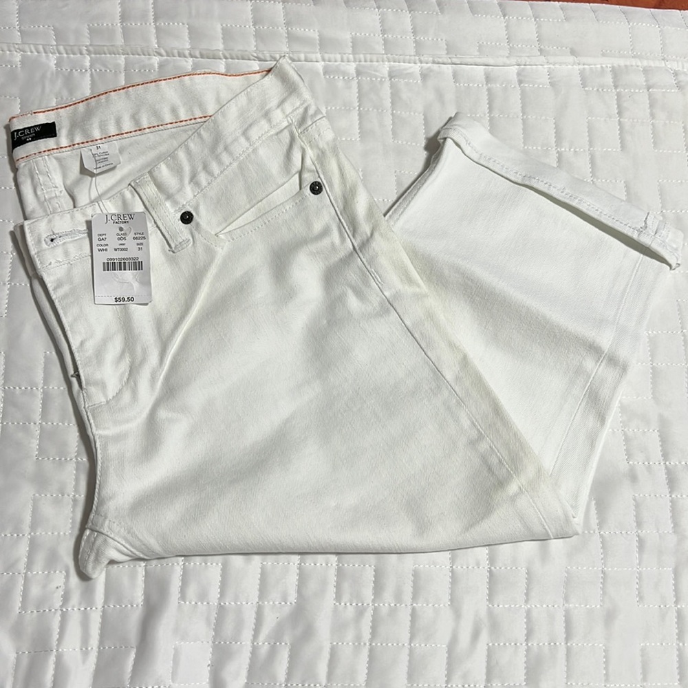NWT J. Crew Factory Matchstick Jean Capris